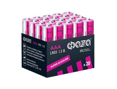 ZA Super Alkaline LR3 Box 20*4S 